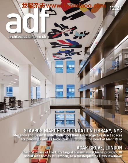 [英国版]Architects Datafile （adf）建筑数据杂志 2021年12月刊